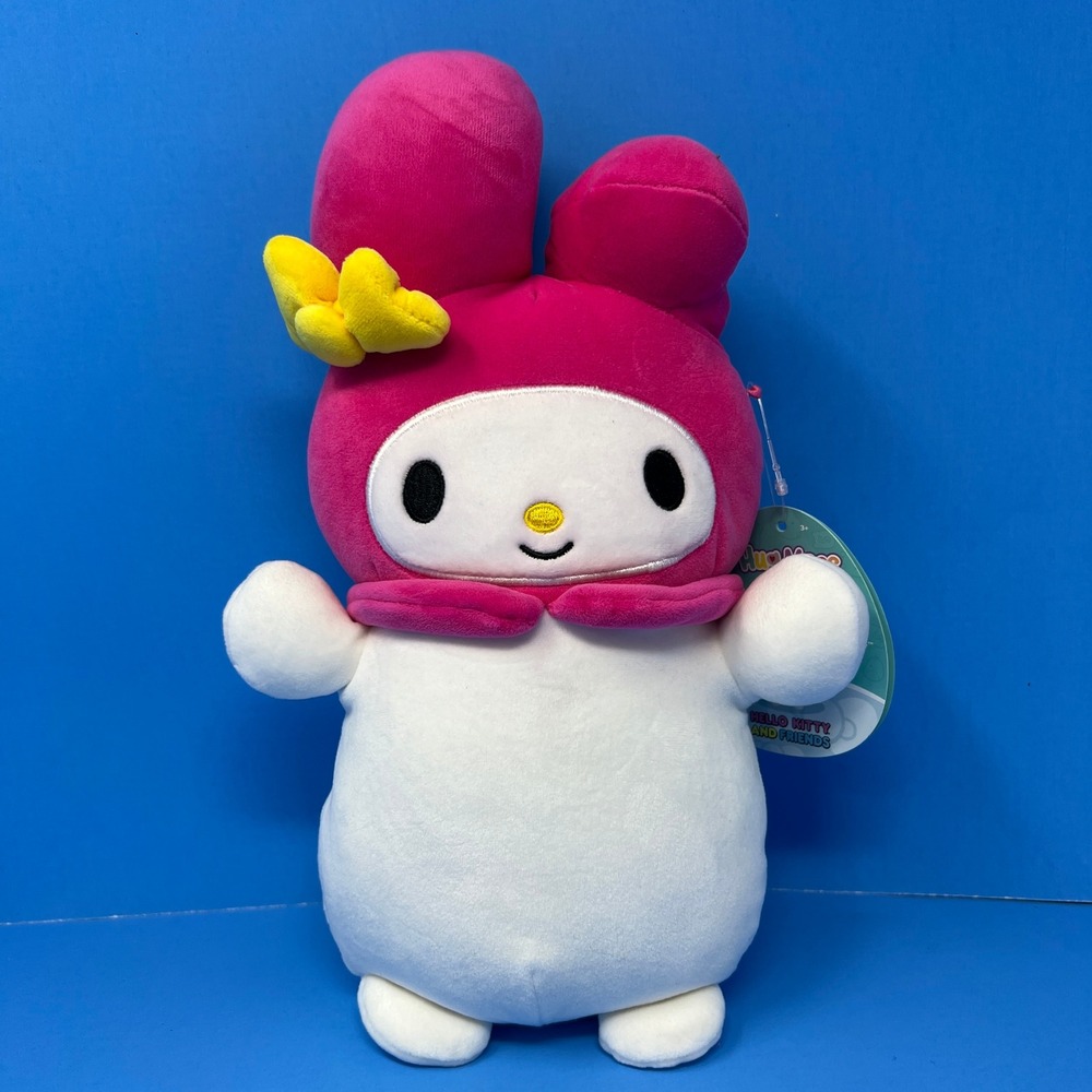 Sanrio My Melody Plush Medium Pink White Yellow Hugmee Hello Kitty and Friends